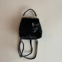 90’s patent backpack / purse