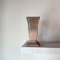 Speckled ceramic vase