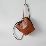 Italian leather backpack & purse