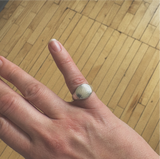 Silver signet ring