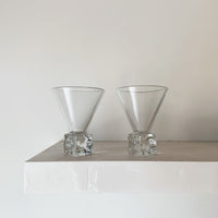 Martini glass set