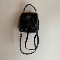 90’s patent backpack / purse