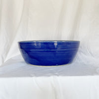 Blue stoneware bowl