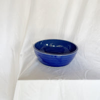 Blue stoneware bowl