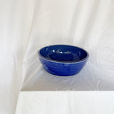 Blue stoneware bowl