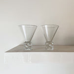 Martini glass set