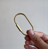 Brass key ring