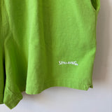 Lime Green Spalding Shorts