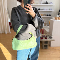 Pistachio Leather Purse
