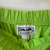 Lime Green Spalding Shorts