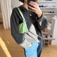 Pistachio Leather Purse