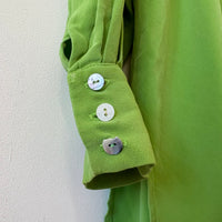 Silk green shirt