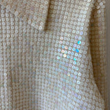 Sequin Zip cardigan