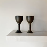 Stoneware wine glasses