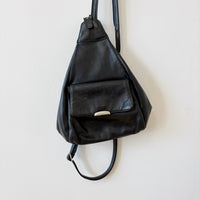 Leather backpack