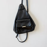Leather backpack