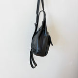 Leather backpack