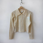 Sequin Zip cardigan