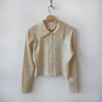Sequin Zip cardigan