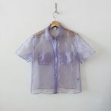 Lavender Organza top