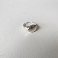 Silver signet ring