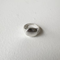 Silver signet ring