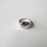 Silver signet ring