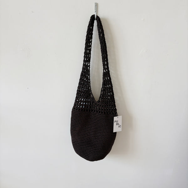 Brown Crochet Purse