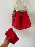 Reversible Leather Bucket bag