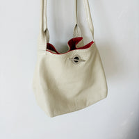 Reversible Leather Bucket bag
