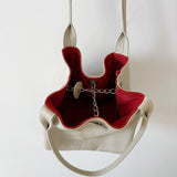 Reversible Leather Bucket bag