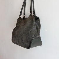 Olive Green Suede Purse