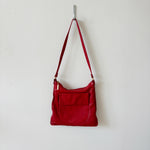 Red leather bag