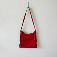 Red leather bag