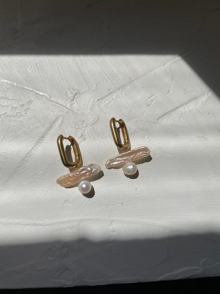 Pearl earrings