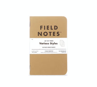 Field notes- set of 3 mixed pack