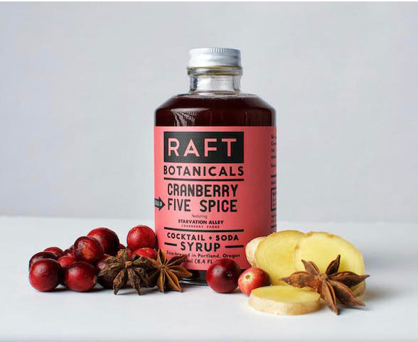 RAFT cranberry five spice syrup