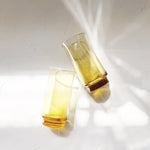 Yellow highball glasses