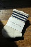 Short sport sock- oatmeal